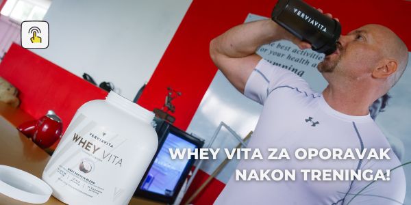 Whey Vita za oporavak nakon treninga